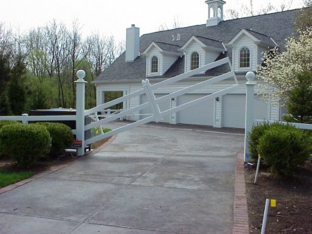 vertical pivot gate
